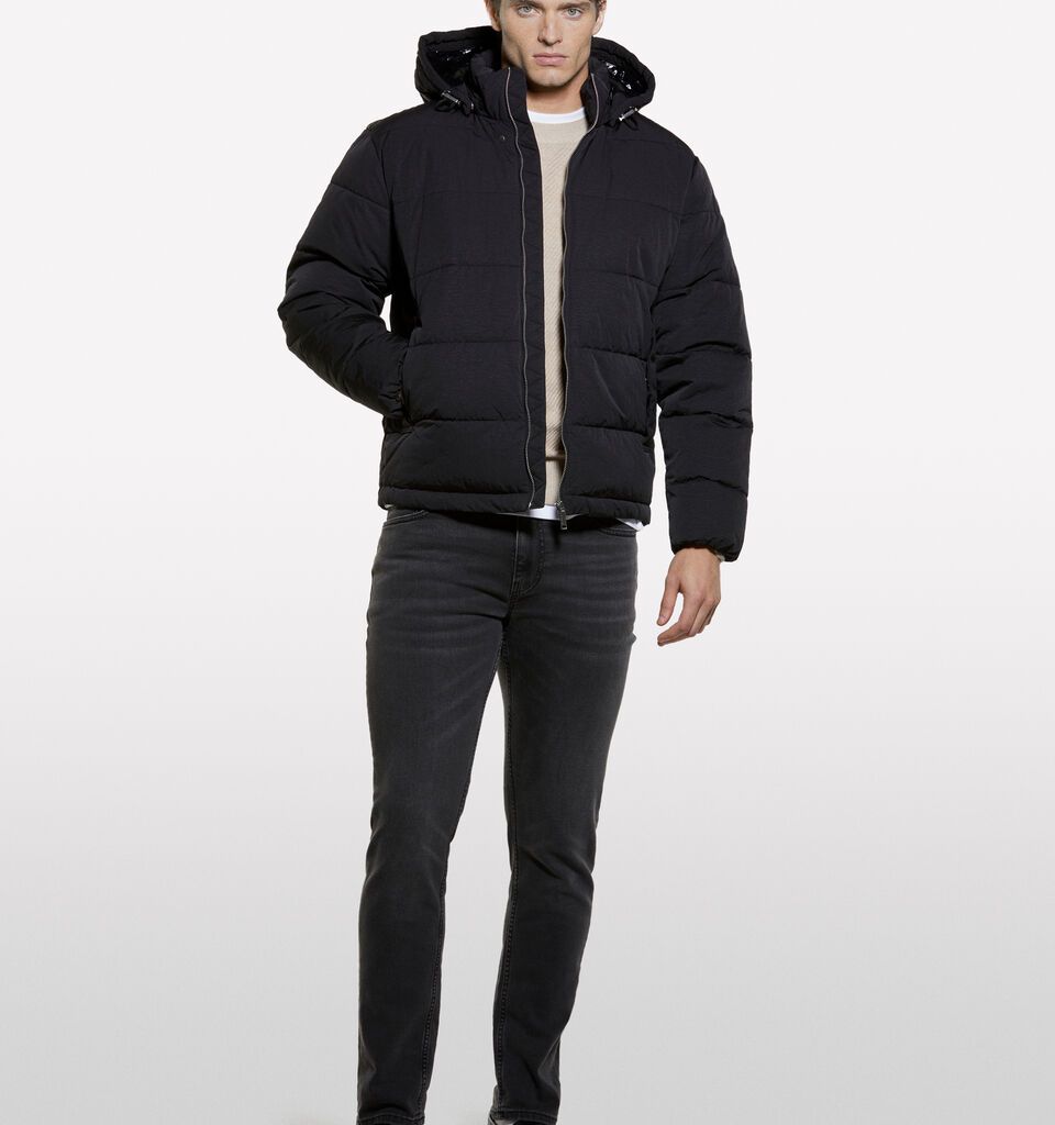 Casaco cinza-escuro acolchoado - casacos de penas e casacos acolchoados para homem - Cinza-Escuro | Sisley image number 1